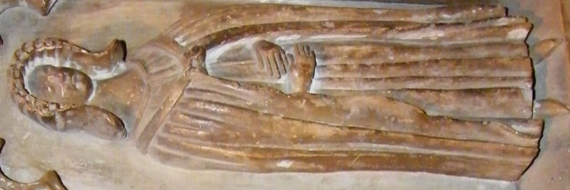 Warwick - St Mary Thomas Beauchamp 1369 and wife Katherine mortimer 1369 weeper